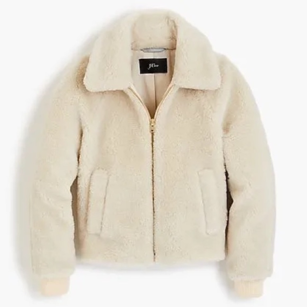 J. Crew Shearling Coat